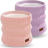 ZMUBB Neck Warmer Gaiter, Winter Fleece Lined Face Mask Scarf for Men Women, Thick Warm Cold Weather Running Ski Neck Cover