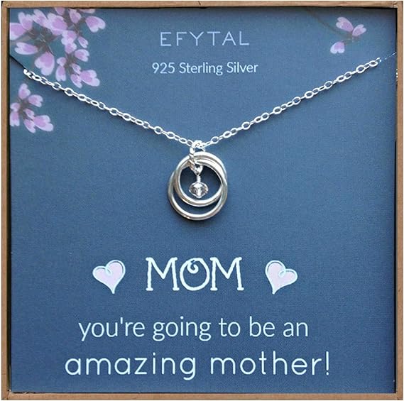baby shower necklace for mom