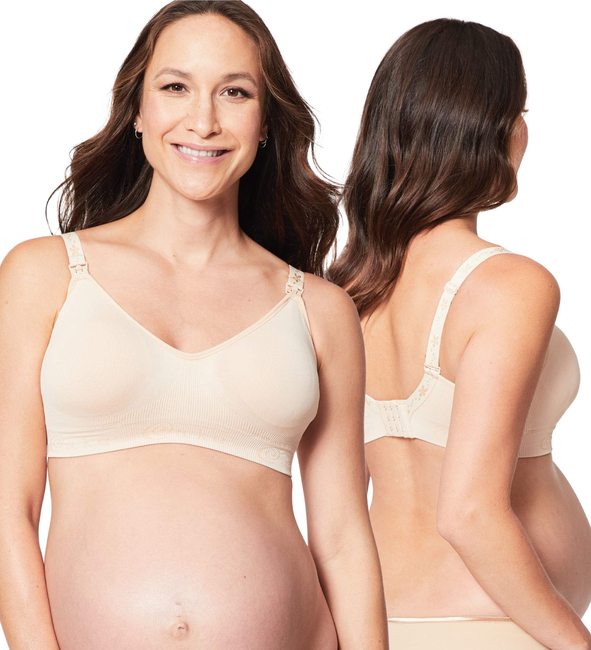 Cake Maternity Rock Candy Wirefree Nursing Bra for Breastfeeding, Padded Everyday Maternity Bra