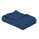 Cotton Craft - 100% Soft Premium Cotton Thermal Blanket - Full/Queen White - Snuggle in these Super Soft Cozy Cotton Blankets - Perfect for Layering any Bed - Provides Comfort and Warmth for years