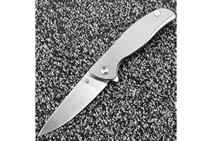 Shirogorov F95 Icebreaker Titanium Alloy Handle Knife (silvery)