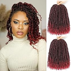 Passion Twist Crochet Hair 10Inch Passion Twist