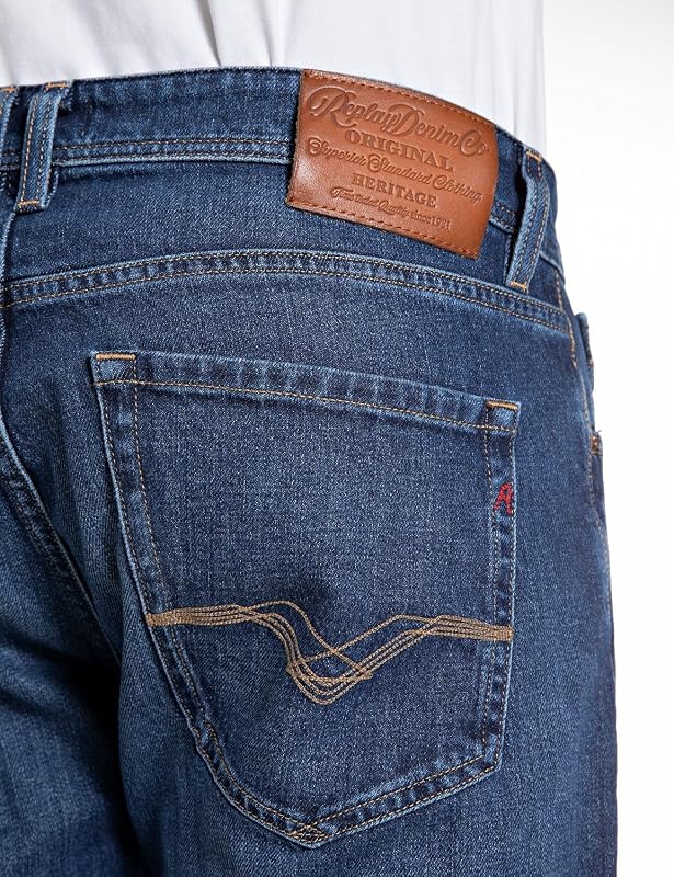 Jeans da Uomo, 007, Blu Scuro (Blu), 30 W/30 l
