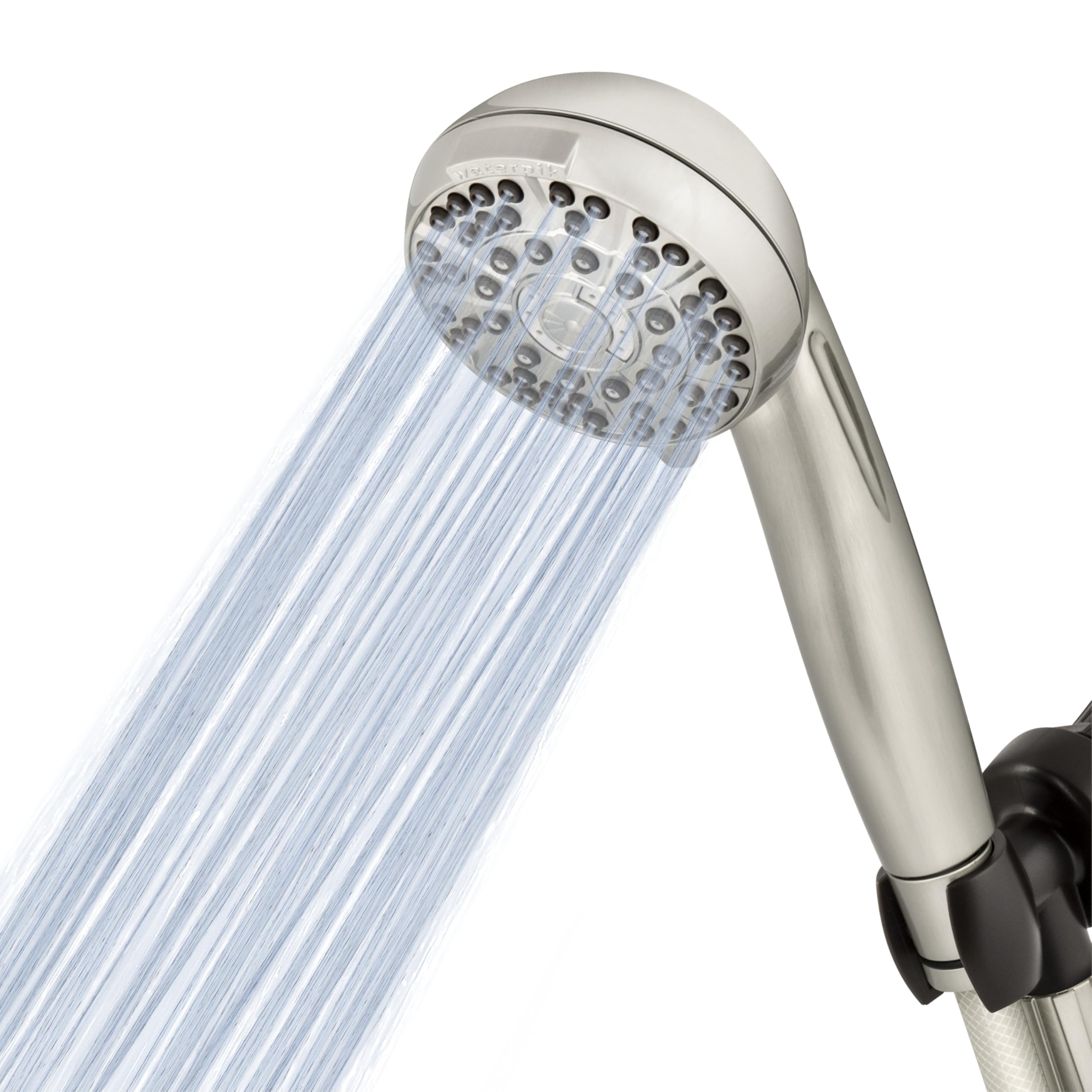 Waterpik XAS-649E PowerPulse Massage 1.8 GPM Hand Held Shower Head Brushed Nickel