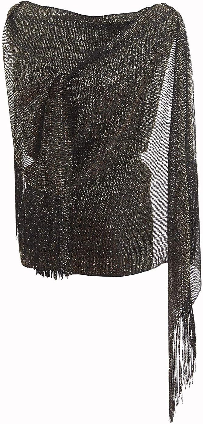 Shawls and Wraps for Evening Dresses, Wedding Shawl Wrap Fringes Scarf for Women