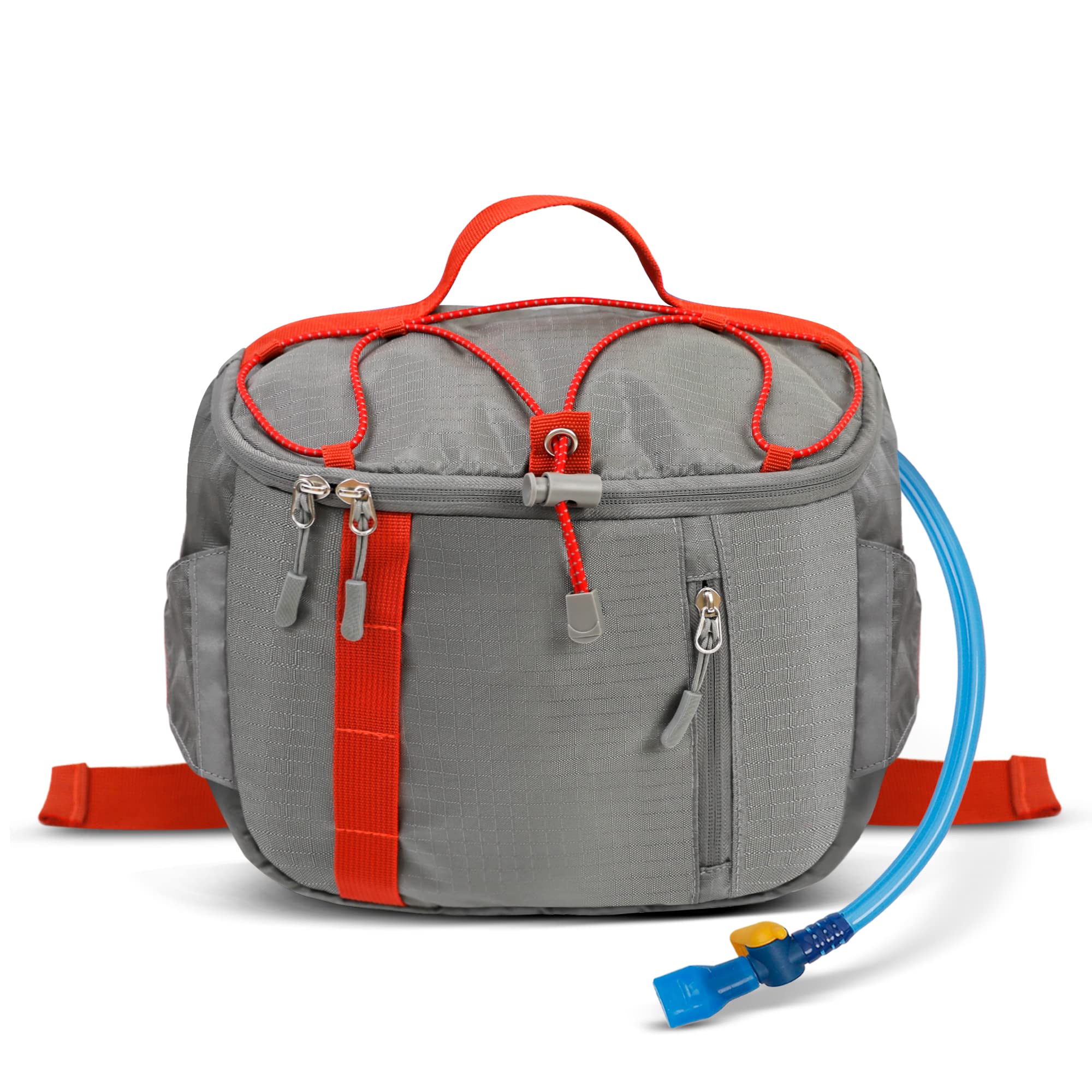 Photo 1 of Zavothy Hydration Waist Pack Hip Pack Running Fanny Pack with 1.5 L Water Bladder for Biking Hiking Hydration Pack Gray