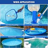 POSENOOR Pool Cleaning Kit with Vacuum Cleaner & 48" Pole Set view 7