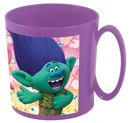 Amazon.com: Trolls Poppy taza microondas: Toys & Games