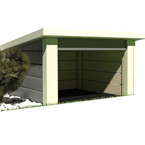 Mahroboter Garage Robby 96 X 79 X 57 Cm Massivholz Automower