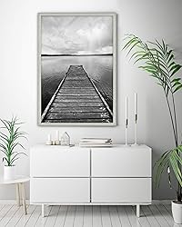 MCS Studio Gallery Frame, Gray Woodgrain, 27 x 40