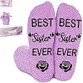 Juesly Gifts for Women - Fuzzy Socks Mothers Day Birthday Stuff for Grandma Sister Mother Daughter, Dog Cat Gifts for Woman