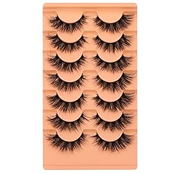 False Eyelashes Crossed Cluster Lashes Volume