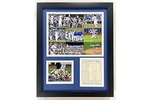 LEGENDS NEVER DIE, INC. Los Angeles Dodgers | 2024 World Series Champions | Framed Photo Collage Memorabilia | (Mosaic, 12"x15", Framed)