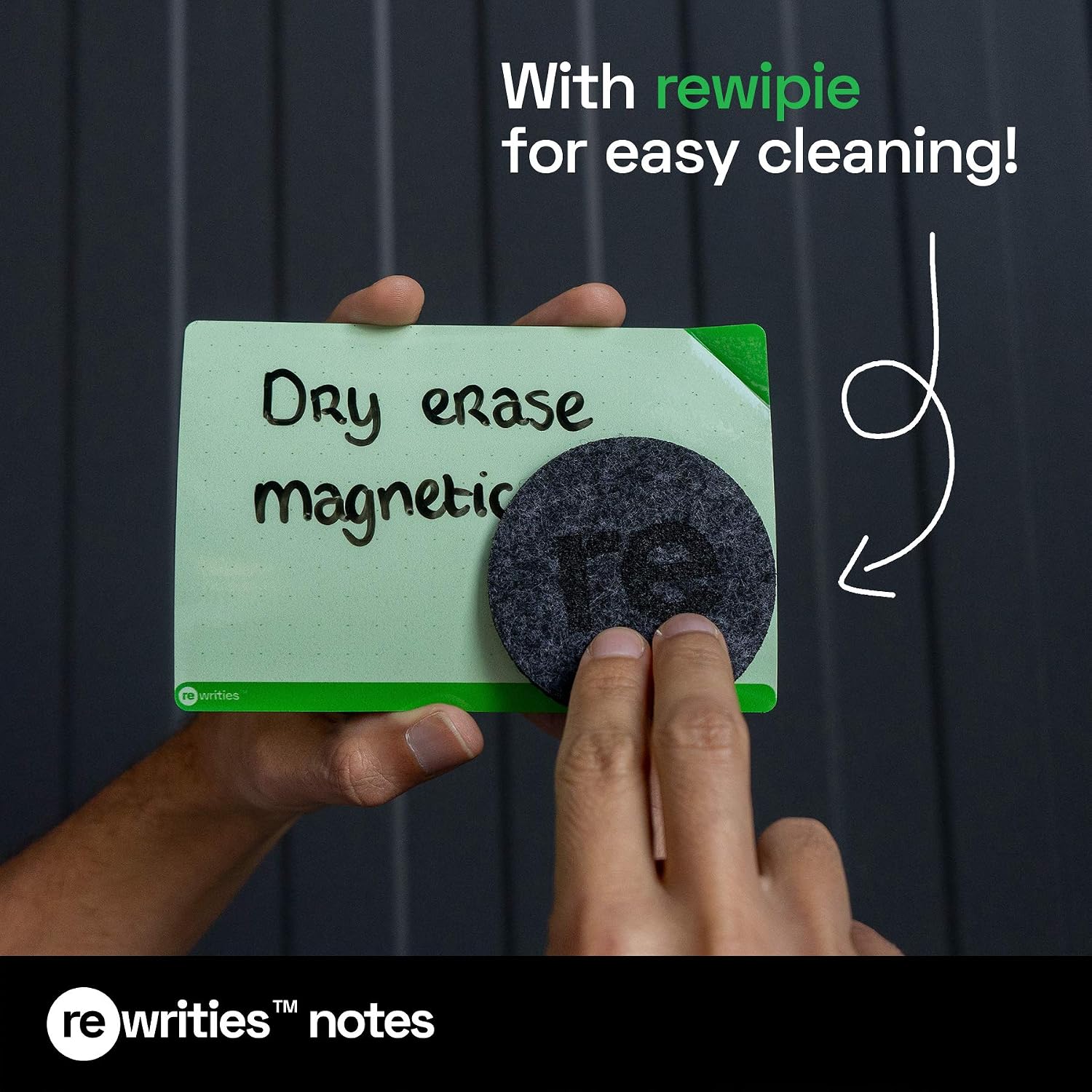 Rewrities Notes - 24 Dry Erase Magnetic Cards 10 x 15 cm - Reusable Sticky Notes for Tasks Planning, Projects, Organization (Red) - Image 5