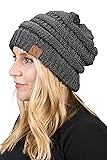 H-6020a-9021 Funky Junque Solid Ribbed Beanie
