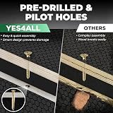 Yes4All 3 in 1 Non-Slip Wooden Plyo Box 16 14 12 inches Black view 4