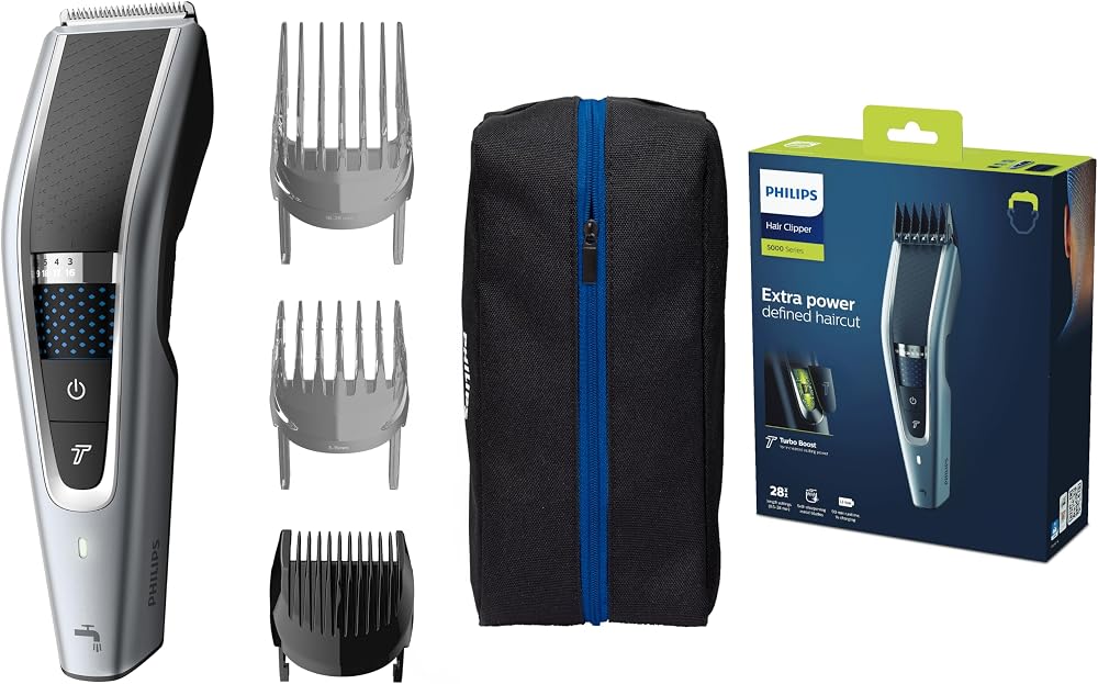 Philips Hair Clippers Series 5000 HC5630/13 28 Lengths 0.5-28mm Pro Tech