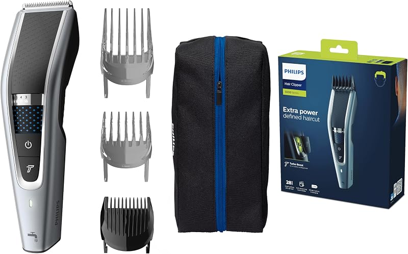 Philips Hair Clippers Series 5000 HC5630/13 28 Lengths 0.5-28mm Pro Tech