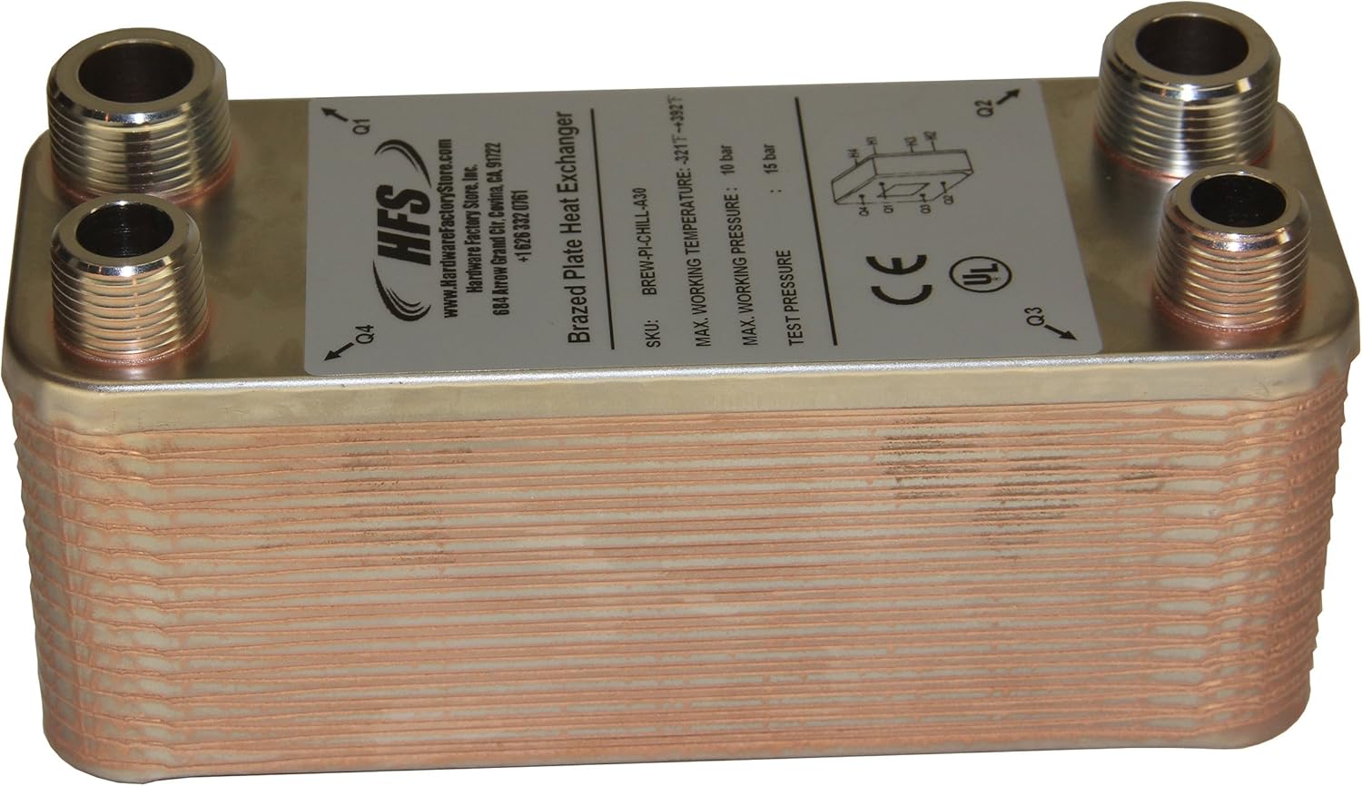 HFS(R) Homebrew Beer Wort Chiller