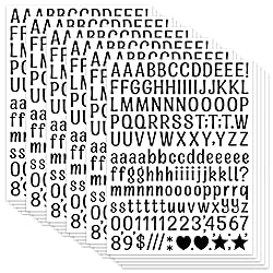 4680 Letter Stickers 30 Sheets Alphabet Stickers