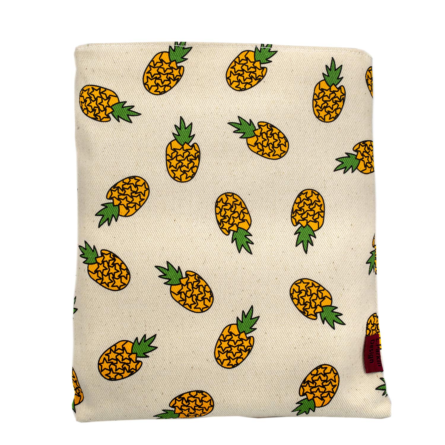 Book Sleeve Pineapple Book Cover Small Medium Book Sleeves Teen Gift (Medium)