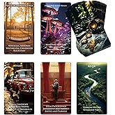 Trikendou The Place Oracle Cards Deck - Tarot Cards for Destination, Beginner Oracle Deck, Foiled Oracle Cards with Meaning on Them -78 Location Cards