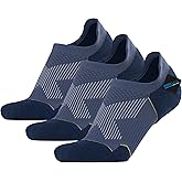 BRISIRA Bamboo Viscose Coolmax Mens No Show Socks Cushioned Moisture Wicking Anti Blister Athletic Low Cut Socks