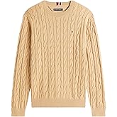 Tommy Hilfiger Men's Iconic Cable Knit Sweater 2024 Collection