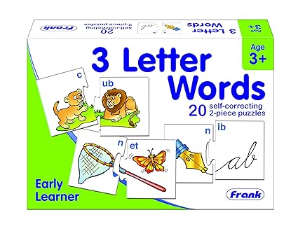 Frank 3 Letter Words Early Learner Puzzle for 3 Years and Above