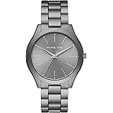 Michael Kors Women's Slim Runway Three-Hand Stainless Steel Quartz Watch