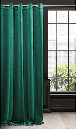 Eurofirany Blackout Velvet Dark Green Velvet Curtains Soft 10