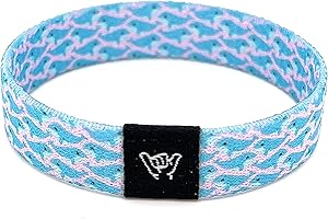 Hang Loose Bands - Coastal Surfer Beach Bracelet for Men, Women & Teens - Comfy Summer - Boho Reversible Wristband - Friendship Bracelets
