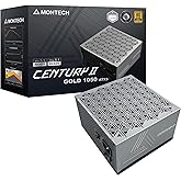 MONTECH Century II 1050W ATX 3.1 Fully Modular 80 Plus Gold Power Supply | PCIe 5.1, Native 12V-2x6 Cable, Compact 140mm Design, Zero RPM Mode, 100% Japanese Capacitors, 10-Year Warranty