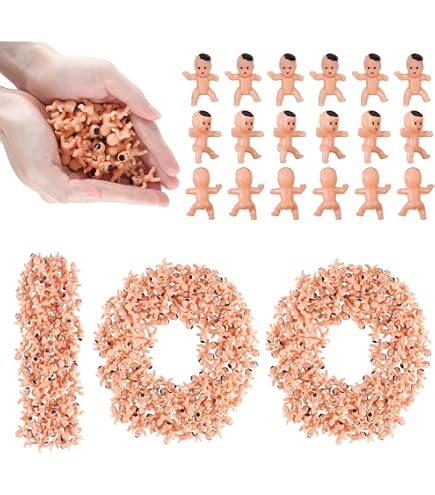 Amazon.com: ZJJZGYXINTAI 120 PCS Plastic Babies for Games, 1 Inch