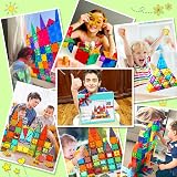 Kaysaitoy Oversize Magnetic Tiles 60PCS Magnetic Building Blocks for 3+ view 4