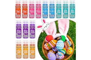 KIIGFOOD Easter Egg Dyes - 120 Count Food Grade Egg Coloring Kit, 6 Colors Traditional Easter Egg Decorating Kit for Easter Theme Party, Creativity Activity, Easter Gift - Easy Preparation and Use