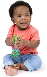 Bright Starts Oball Easy Grasp Red Apple Teether Hold My Own Collection view 5