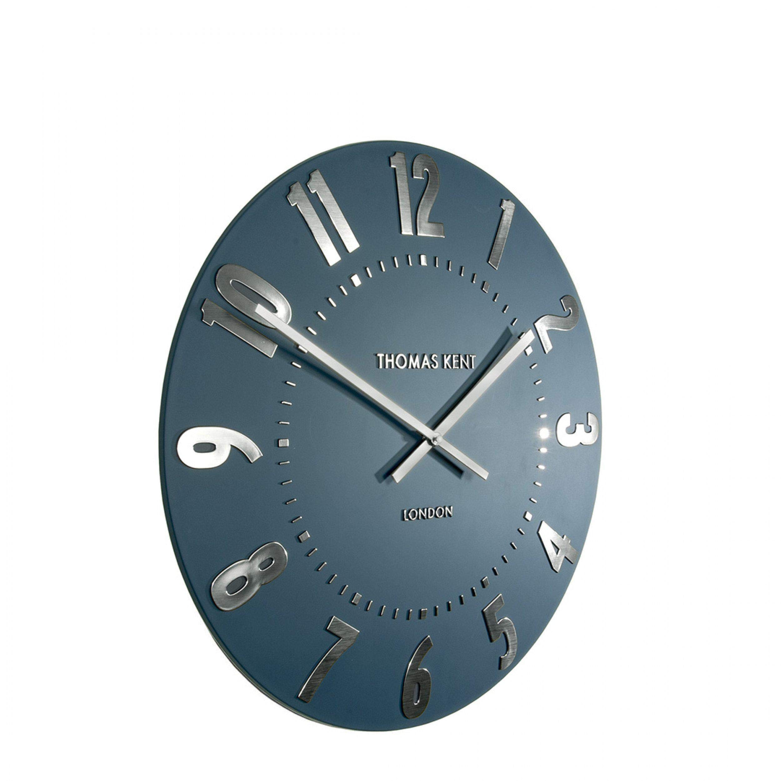 Thomas Kent London Mulberry Wall Clock in Midnight Blue - 12"