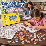 Purple Ladybug 3D Puffy Stickers 80 Sheets 1900+ Kids Crafts view 7