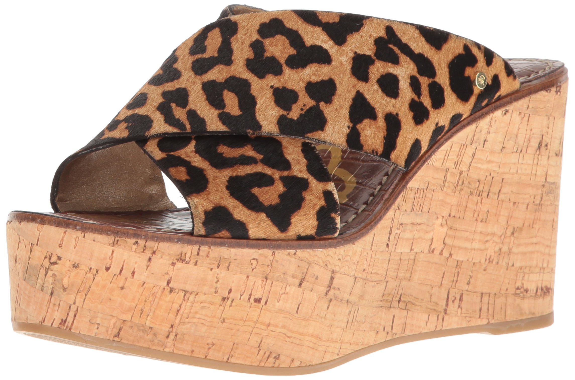 Sam Edelman Women's Darlene Sandal, Brown/black, 10