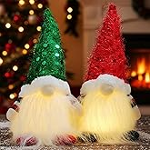 Gnome Valentines Day Decorations - 12'' Light Handmade Gnome Plush Doll Valentines Gifts for Her - Home Indoor Office Tabletop Mantel Valentines Decor - Romantic Anniversary Bday Vday Xmas Party Decor