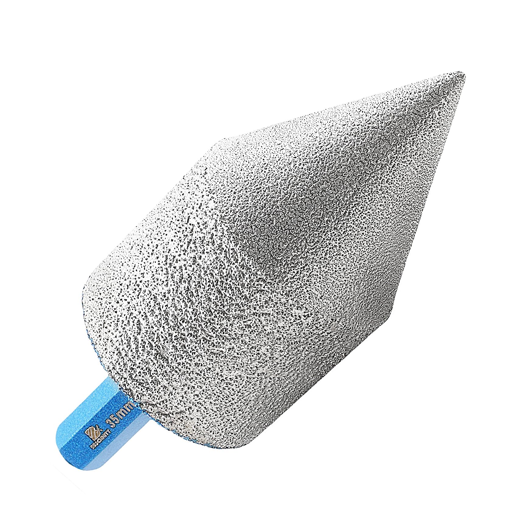 Diamond Finger Milling Chamfer Bits 35mm - BRSCHNITT Dry Core Drill Bit for Enlarging Shaping Existing Holes of Porcelain,Hard Ceramic,Granite,Marble hex Shank