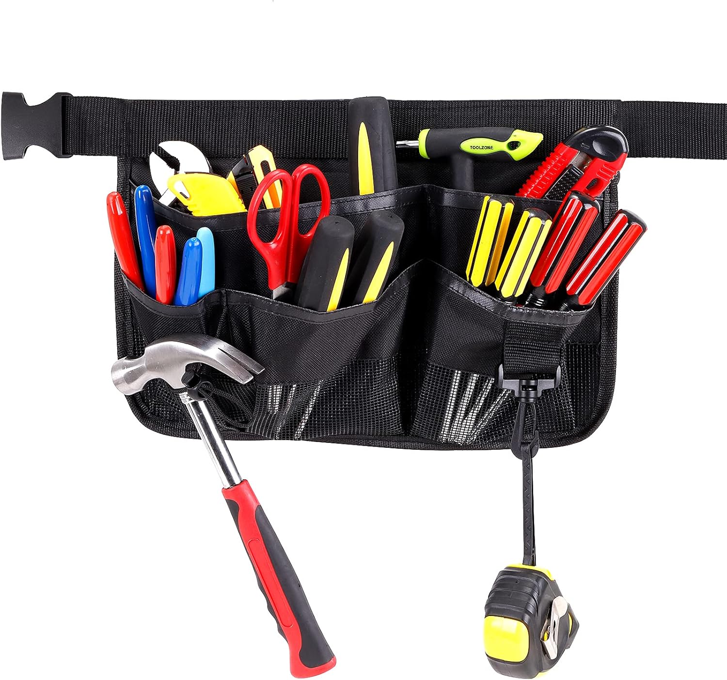 Gardening Tools Belt Bags Garden Waist Bag Hanging Pouch, Black