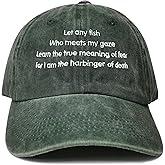 Hepandy Embroidered Let Any Fish Hats