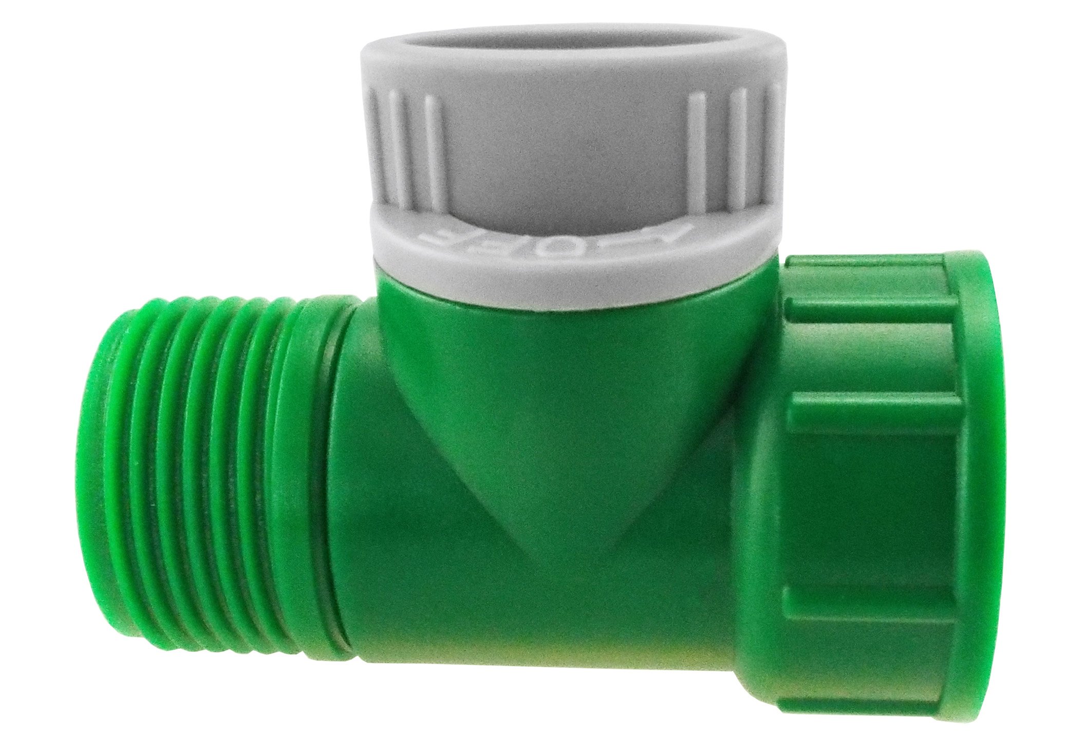 Expanding x Hose/Expanding Pipe Connector with Water Shut Off Flow Control Valve 3/4,bsp Thread