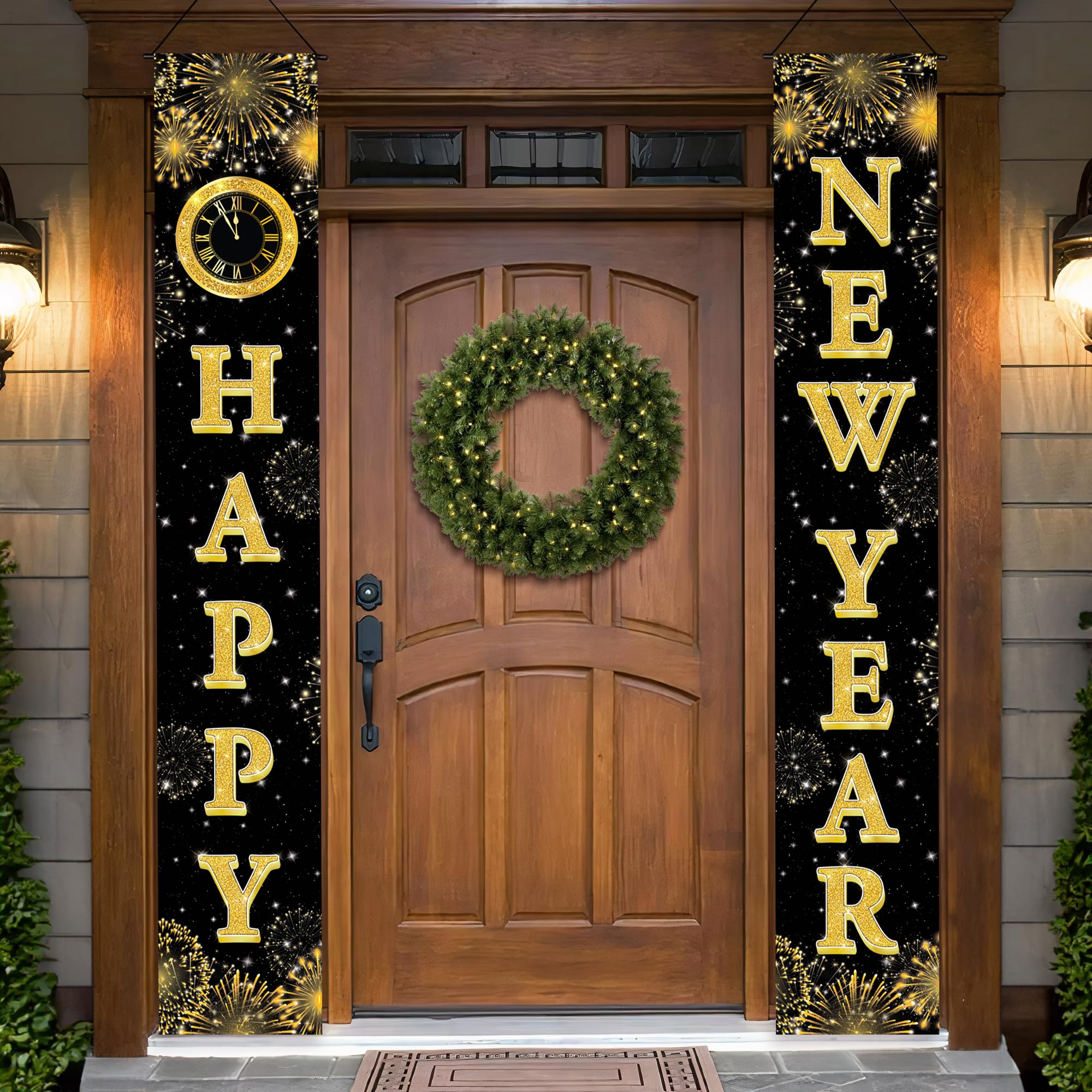 KatchOn, XtraLarge New Year Door Banner - 72x12 Inch, Happy New Year Banner for Door | Happy New Years Decorations 2026 | New Years Eve Decorations 2026