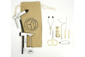 Kingfisher Fly Fishing Rock Creek Fly Tying Vise with Tools