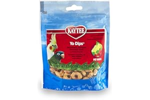 Kaytee Yo Dips Strawberry/Banana Flavor Yogurt Dipped Treat For Pet Birds, 3.5 oz
