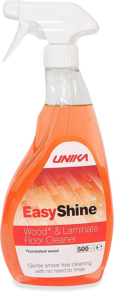 Unika EasyShine Wood & Laminate Floor Cleaner 500ml Spray