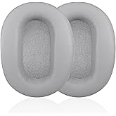 WH-CH700N Replacement Ear Pads are Compatible with Sony WH-CH700N/WH-CH710N/WH-CH720N Headphones. Akkiv Earpads Cushions with Soft Protein Leather and Memory Foam (Light Gray)